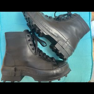 NWOT Camper Lab Traktori Black Leather Boots - Size 8